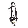 Briglia Signature by Antares dressage con capezzina combinata - Nero