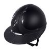 Casco Antares Origin Galaxy visiera Eclipse Swarovski - Nero / pelle nera