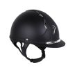 Casco Antares Origin Galaxy visiera standard - Nero / pelle nera