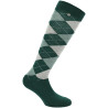 Calze Equithème Argyle donna - Verde scuro / verde chiaro