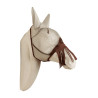 Maschera antimosche classic orecchie & frange per il naso Kentucky - Nero