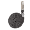 Lunga da cavezza Waldhausen Plus con moschettone anti-panico - Antracite