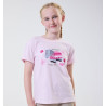 T-shirt bambino Horseware Crafty Pony - Rosa Horseware