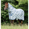 Camicia anti-mosche Horseware Amigo Bug Rug Plus - Motivo libellula / argento / blu / salvia