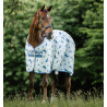 Camiccia anti-insetti Horseware Amigo Bug Rug - Motivo libellula / argento / blu / salvia