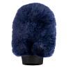 Guanto da strigliare Waldhausen in pelle d’agnello Lucky - Blu notte / lucky