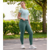 Pantaloni da equitazione ELT Comfort Ride in silicone - Verde pino