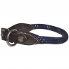 Collare per cane in corda Canter - Marrone / blu navy