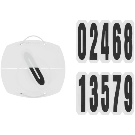 Numero di partenza 4 cifre Equithème Rettangolo