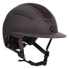 Casco Imperial Riding Olania Deluxe con visiera grande - Marrone scuro