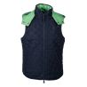 Gilet senza maniche reversibile HKM Maui bambino - Blu scuro / verde