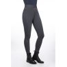 Leggings HKM Isabella con grip in silicone a fondo intero - Grigio