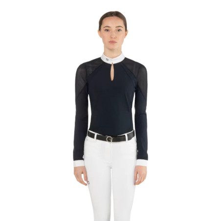 Polo da concorso Teresa Ego7 a maniche lunghe da donna