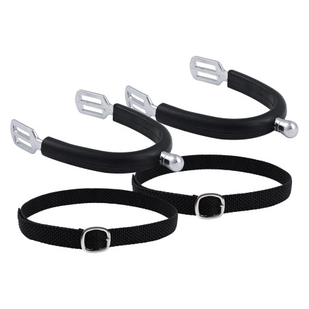 Speroni per bambini Imperial Riding Basic 15 mm con rivestimento in silicone