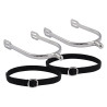 Speroni da uomo Imperial Riding Basic 15 mm punta tonda - Argento