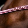 Frontalino Imperial Riding Beads - Rosa