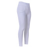 Leggings da equitazione Imperial Riding Sam FullGrip Kids - Bianco