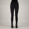 Pantaloni da equitazione Euro-Star Aurelle diamond FullGrip donna - Nero
