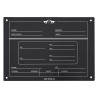 Targa per box English HV Polo - Nero