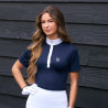 Polo da gara a maniche corte Imperial Riding Basic donna - Marina