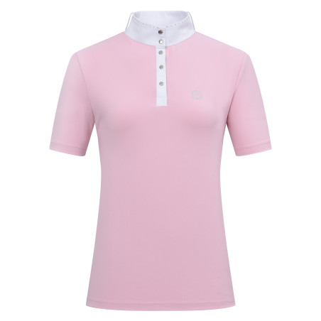 Polo da concorso maniche corte Imperial Riding Basic glam donna