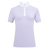 Polo da concorso maniche corte Imperial Riding Basic glam donna - Glicina