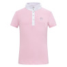 Polo da concorso a maniche corte Imperial Riding Basic Kids - Zucchero filato