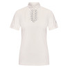 Polo da concorso a maniche corte Imperial Riding Shine da donna - Bianco