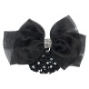 Retina per capelli con rete e strass Imperial Riding - Nero