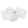 Retina per capelli con rete e strass Imperial Riding - Bianco