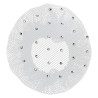 Retina per capelli fini con strass Imperial Riding - Bianco