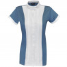 Polo Diamantina da donna a maniche corte Flags & Cup - Blu temporale