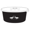 Secchio mangiatoia HV Polo Nena 2L - Nero