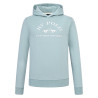 Felpa con cappuccio HV Polo Jewel donna - Cielo acqua