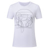 Top a maniche corte Euro-Star Mira donna - Bianco