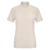 Top a maniche corte da donna Imperial Riding Breeze - Grigio / sabbia
