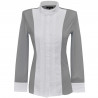 Polo Diamantina da donna a maniche lunghe Flags & Cup - Grigio