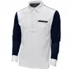 Polo uomo urbano a maniche lunghe Flags & Cup - Blu navy