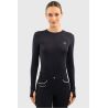 T-shirt a maniche lunghe Harcour Bluvea donna - Marina