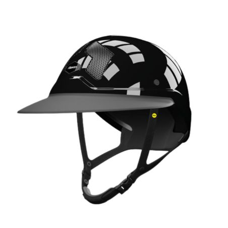 Casco Mips Flex-on Armet nero visiera Angel Star sottogola nero