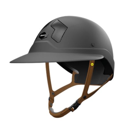 Casco Mips Flex-on Armet nero visiera Angel Dark sottogola marrone