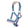 Cavezzone Funny Horses HKM - Viola / acqua / argento