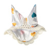 Cuffia anti-mosche Hobby Horsing Print HKM - Bianco con piccoli cuori