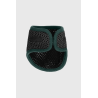 Fodere dei paratendini rigidi in rete 3D velluto ProConfort Darial - Nero / verde giungla