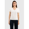 T-shirt Harcour Aquila maniche corte donna France - Bianco