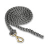 Lunga corda intrecciata Shires - Grigio