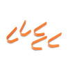 Ganci per scuderia Shires - Arancione