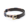 Cintura Shires Drover Skinny Polo - Marino / rosa / naturale