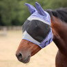 Maschera antimosche Shires FlyGuard Pro in rete fine con orecchie - Azzurro cielo