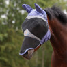 Maschera anti-mosche Shires FlyGuard Pro in rete fine con orecchie e naso - Azzurro cielo